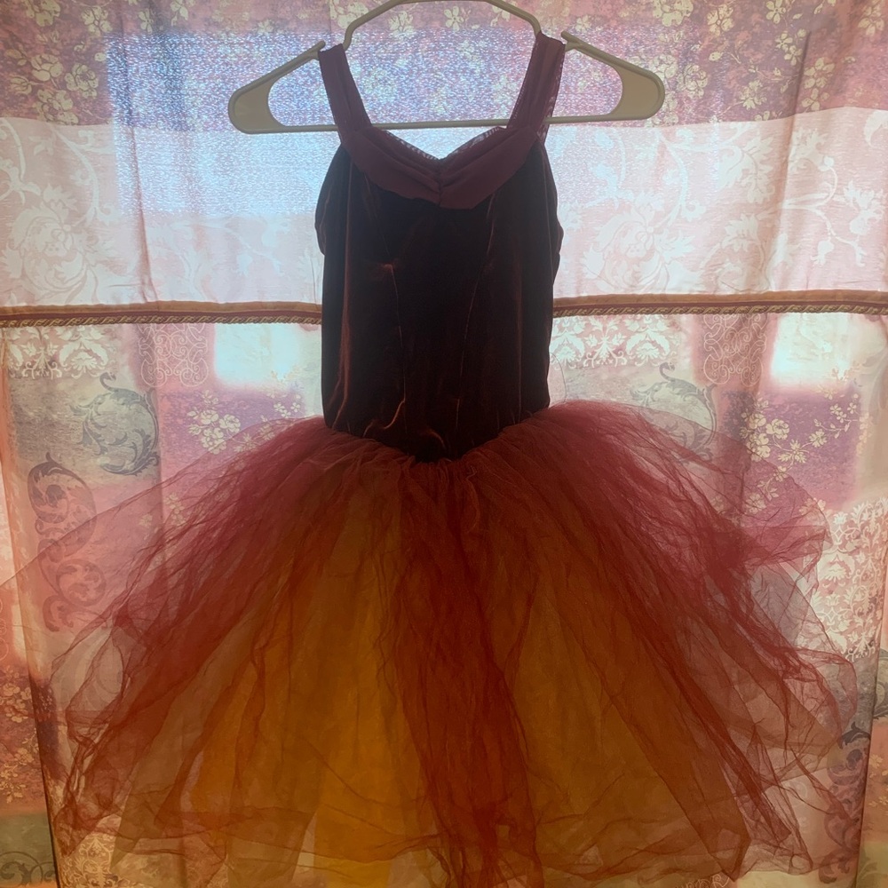 Burgundy Ballet dress